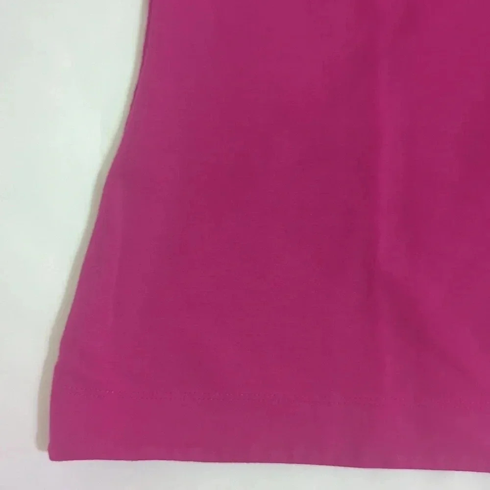 Banana Republic Sleeveless Bowtie Blouse, Color Magenta Size L - Picture 5 of 14